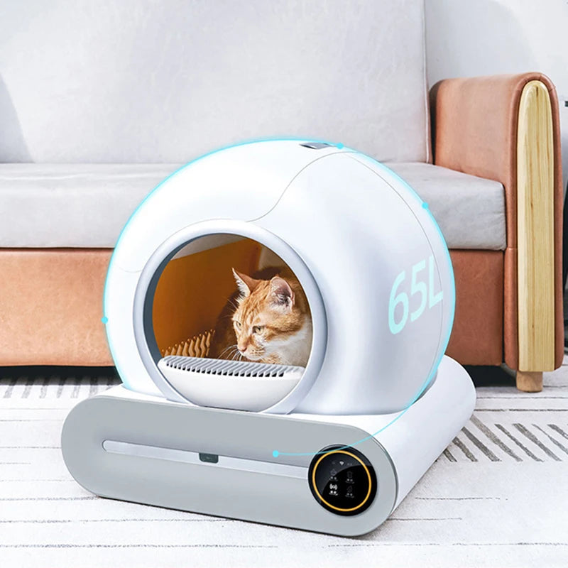 Smart Self-Cleaning Cat Litter Box