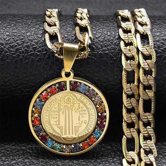 St. Benedict Protection Pendant Necklace